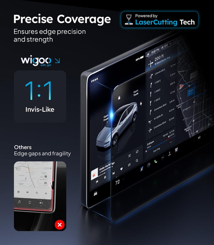 Wigoo for 2026 Tesla Model Y Juniper/Model Y L Screen Protector, 16", Matte