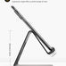 Lamicall Cell Phone Stand, Phone Dock: Cradle, Holder, Stand for Office Desk - Black
