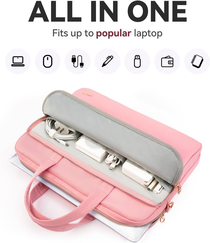 Laptop Bag Case for Women Men Messenger Briefcase Bag, 15.6 16 Inch