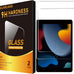 Qularlans Screen Protector for iPad 9.7 (6th/5th Gen), iPad Air 1/2, iPad Pro 9.7, 2-Pack Tempered Glass, 9H Hardness, Anti-Fingerprint, Apple Pencil & Case Friendly