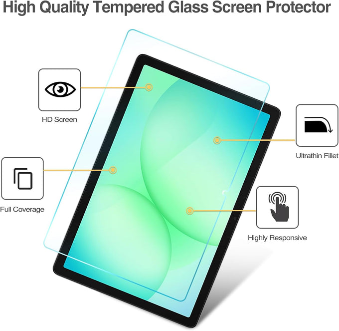 ProCase 2 Pack Screen Protector for Galaxy Tab A11 Plus/Tab A9 Plus