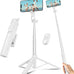 Selfie Stick Tripod for Phone with Remote Control & Holder, 50 Inch, Black