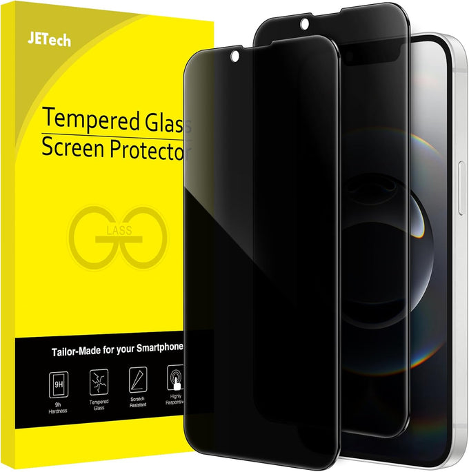 JETech Privacy Screen Protector for iPhone 17 Pro Max, 2-Pack