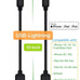 10-Pack Multi Short USB Cables & TypeC-C Cables for Charging Stations Compatible/w iPhone17,16,15, iPhone14-5/ iPads/iPad mini/iPad Pros/Samsung Moblies & Tablets/Pixel & Nexus/HTC/Sony(Black)