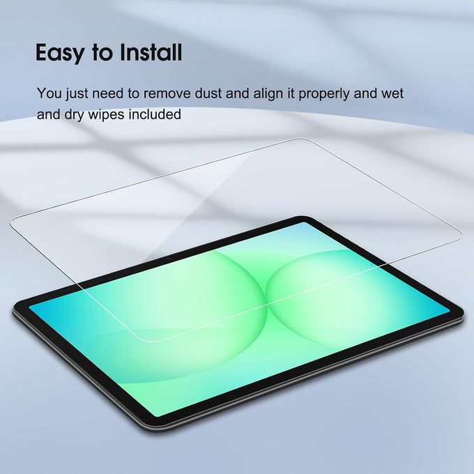 Qularlans 2 Pack Screen Protector for Samsung Galaxy Tab A9 Plus 11 Inch (2023, SM-X210/X216/X218) & Tab A11 Plus 11 Inch (2025, SM-X230/X235/X236B), 9H Hardness, HD Clear, Bubble-Free, Case Friendly, S Pen Compatible