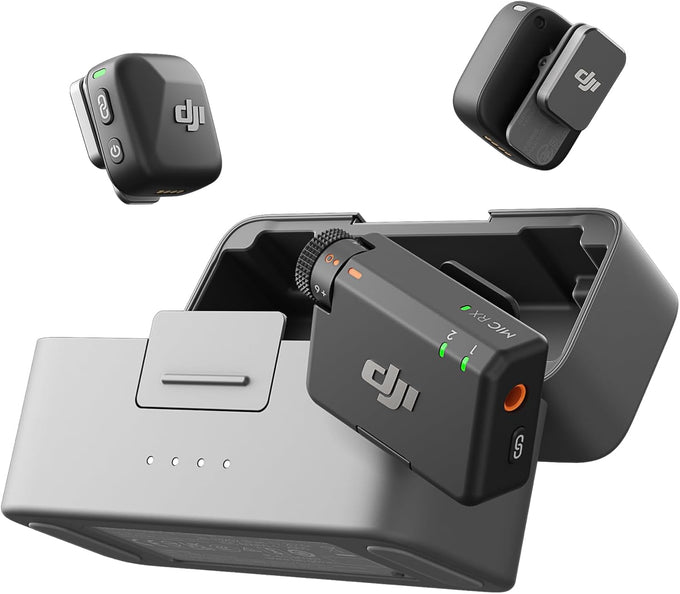 DJI Mic Mini Transmitter (Infinity Black), Ultralight, Detail-Rich Audio