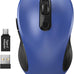 WisFox 2.4GHz Wireless Mouse for Laptop, Ergonomic 6-Button Design, Grey