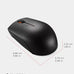 Lenovo 300 Wireless Mouse, Black, Computer Mouse for PC and Laptop with Windows, Ambidextrous Design, 2.4 GHz Nano USB Receiver, 12 Month Battery Life