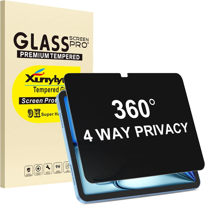 360° 4 Way Privacy Screen Protector for iPad A16 11th/ 10th Gen