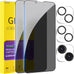PEHAEL for iPhone 16 Pro Max Privacy Screen Protector+Camera Lens Protector