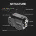 Solofish 800 Lumens Pistol Light Laser Combo