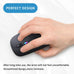 Afaartcci Rechargeable Wireless Mouse, Silent Bluetooth Mouse (Black)