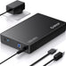 ORICO USB 3.0 External Hard Drive Enclosure for 3.5/2.5 Inch SATA Hard Drives/SSD Up to 20 TB, 3.5'' Tool-Free HDD Enclosure with 12V/2A Power Supply and UASP Acceleration (3588US3)