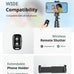 SENSYNE 62" Phone Tripod, Extendable Selfie Stick with Wireless Remote