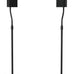 SANUS Speaker Stands Pair for Satellite & Bookshelf Speakers up to 3.5lbs – 10” Height Adjustment – Includes L-Shaped Bracket & Keyhole Adapter for Compatibility – Easy DIY Assembly