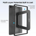 Fintie Multi-Angle Kickstand Case for Samsung Tab A11+/A9+ 11 in, Black