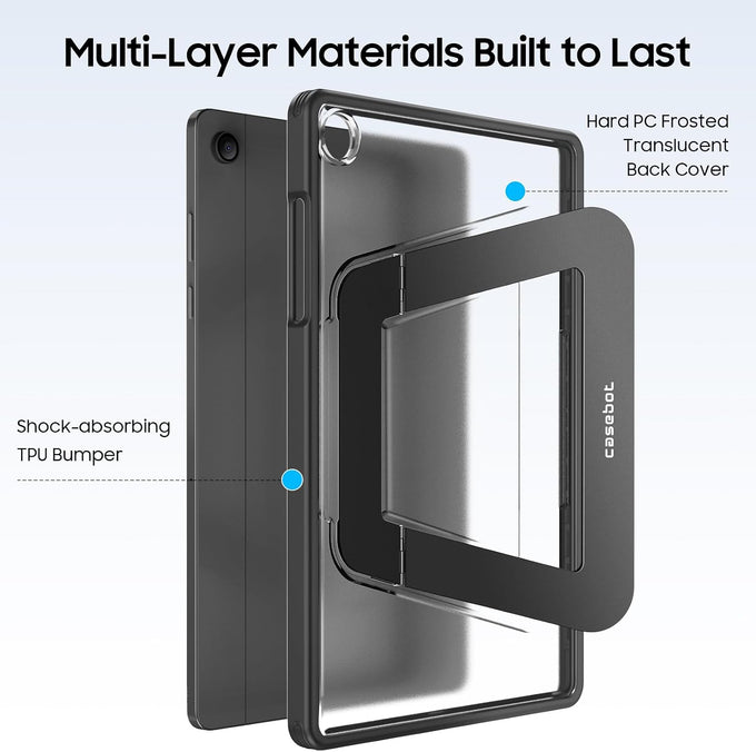 Fintie Multi-Angle Kickstand Case for Samsung Tab A11+/A9+ 11 in, Black