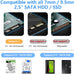 External Hard Drive Enclosure , SATA to USB 3.0 2.5 inch SSD HDD 7mm 9.5mm Clear Hard Drive Case Supports UASP SATA (Clear)