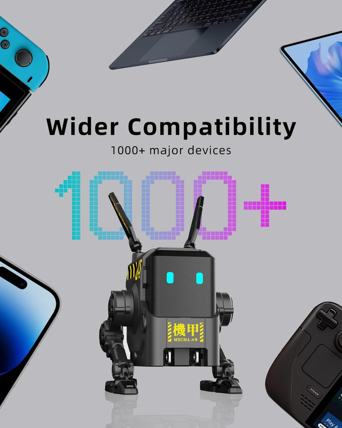 GravaStar 65W GaN Robot USB-C Charger with 3 Ports