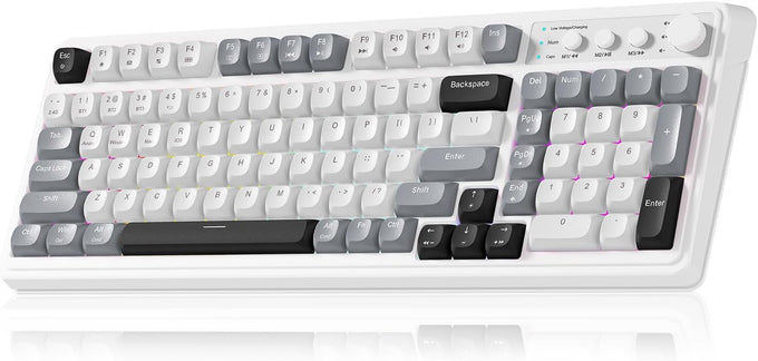 AULA S99 Wireless Keyboard,99 Key Computer Gaming Keyboards with Number Pad