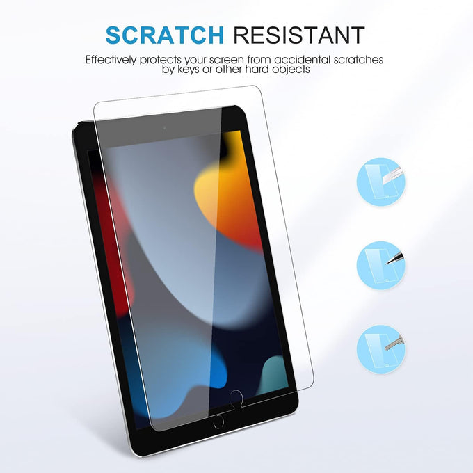 SPARIN 3 Pack Screen Protector for iPad 9th 8th 7th Generation 10.2 inch