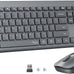 MEETION Wireless Keyboard and Mouse Combo, Full-Size with Wrist Rest, Pink
