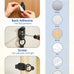 10 Pack Adhesive Cable Clips, Adjustable Cable Management Clips Black