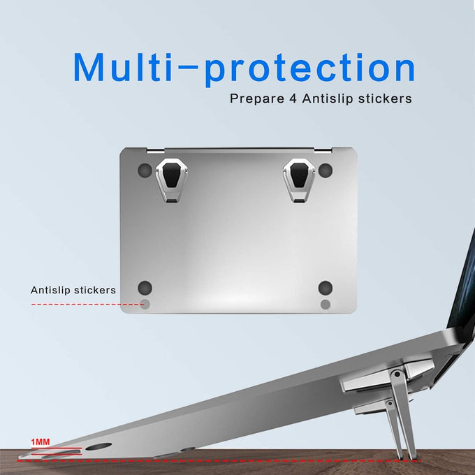 Laptop Stand Portable,Mini Invisible Laptop keyboard Riser for 12-20"Laptop