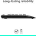 Logitech MK345 Full Size Wireless Keyboard and Mouse Combo - Black