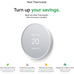 Google Nest Thermostat - Smart Thermostat for Home - Programmable Wifi Thermostat - Charcoal