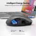 TECKNET Wireless Mouse, BT 5.0/2.4G, Silent 4800 DPI 6 Buttons, Grey