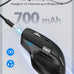 TECKNET Wireless Mouse, Side Scroll Bluetooth Rechargeable, 3-Device