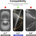 NEW'C for iPhone 16 Pro Screen Protector + Camera Lens Protector + Tool