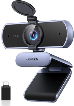UGREEN 4K@30fps Webcam for PC Ultra HD Web Camera with Noise-canceling Mics