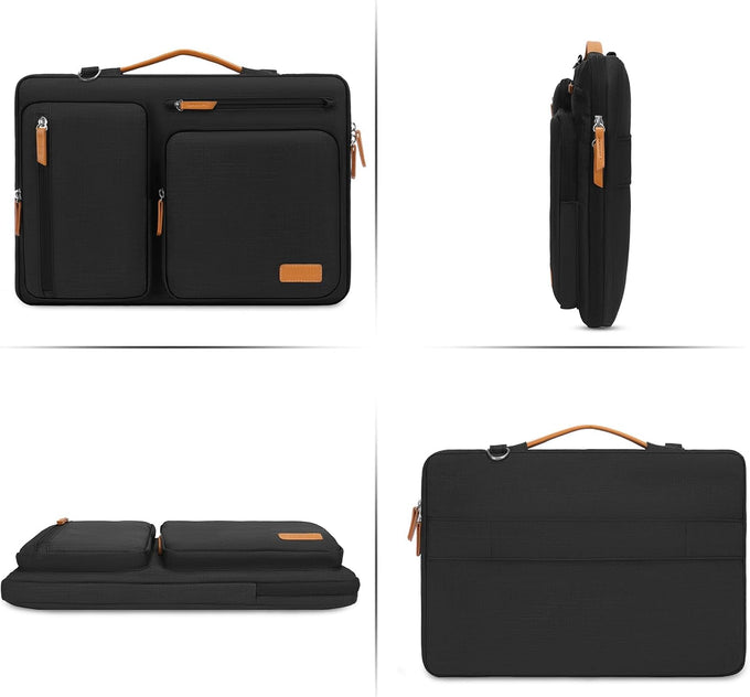 MOSISO 360 Protective Laptop Shoulder Bag 15.6 inch,15-16 inch Laptop Bag