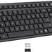 USB Silent Wireless Keyboard for Laptop Computer Full Size Number Pad Black
