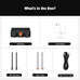 Fosi Audio Music Visualizer, Sound Pickup Spectrum Analyzer, Vintage Tube RGB Ambient Light, Microphone Voice Picking Volume Display Meter for Home Stereo System Desktop, with Sensitivity Adjustment