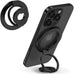 Magnetic Phone Ring Holder for MagSafe Gym Phone Grip Stand Finger Ring Kickstand Dual-Sided Magnetic Stand for iPhone 17 16 Pro Max 16e 15 14 13 12 Pro Max,Samsung,Compatible for Wireless Car Mount