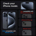 Spigen GlasTR EZ FIT Tempered Glass Screen Protector for iPhone 15 Pro