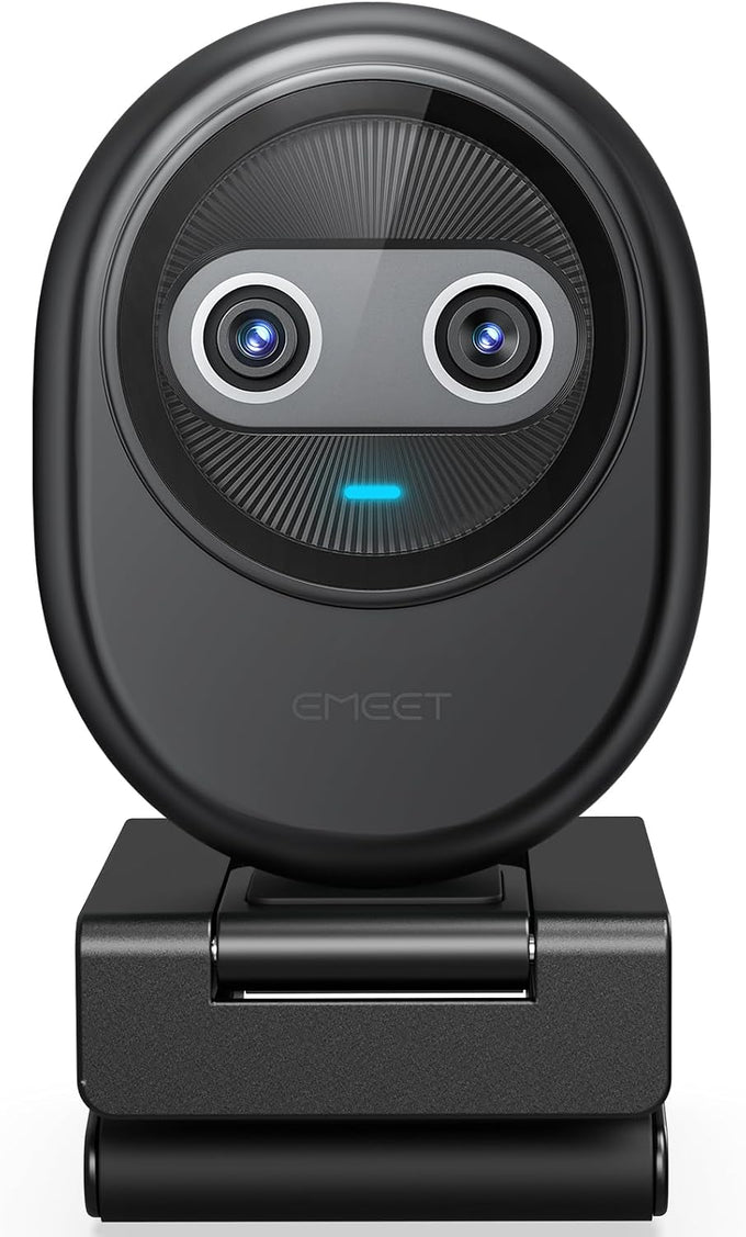 EMEET Piko 4K Webcam for Streaming, World’s 1st Dual-Camera AI-Powered 4K