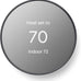 Google Nest Thermostat - Smart Thermostat for Home - Programmable Wifi Thermostat - Charcoal