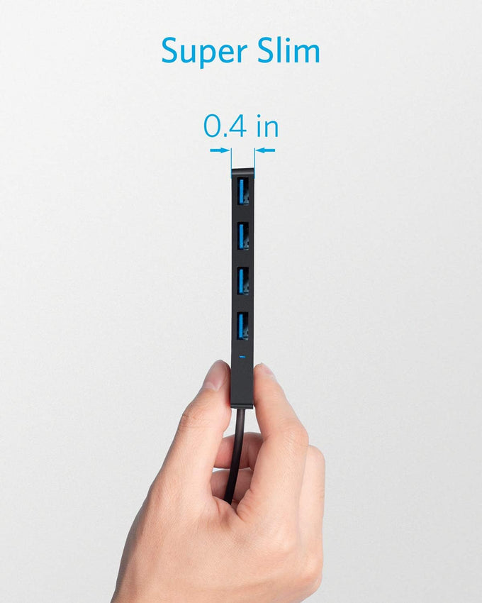 Anker USB Hub, 4-in-1 USB Splitter, 4 USB-A Ports with 5Gbps Data Transfer