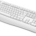 QUASIO Wireless Keyboard, 2.4G Full-Sized Ergonomic Wireless Computer Keyboard with Wrist Rest for Windows, Mac OS Laptop/PC/Desktop/Notebook(Black)