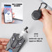 2-Pack Badge Holder Retractable Clip Heavy Duty Carabiner Badge Reel
