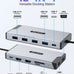 Docking Station USB C Hub Multiport Adapter Triple Display