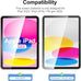 NEW'C for iPad (A16)/iPad (10th Generation) Screen Protector Frame Included