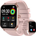 Smart Watch for Men Women, 1.83" HD Touchscreen Fitness Tracker with Bluetooth Calling, 130+ Sports Modes, Heart Rate Sleep Step Monitor, IP68 Waterproof, Compatible with iOS & Android (Pink)