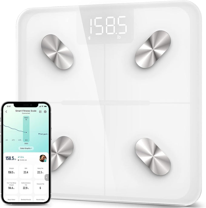 Etekcity Upgraded Smart Scale for Body Weight Fat and BMI, FSA Eligible