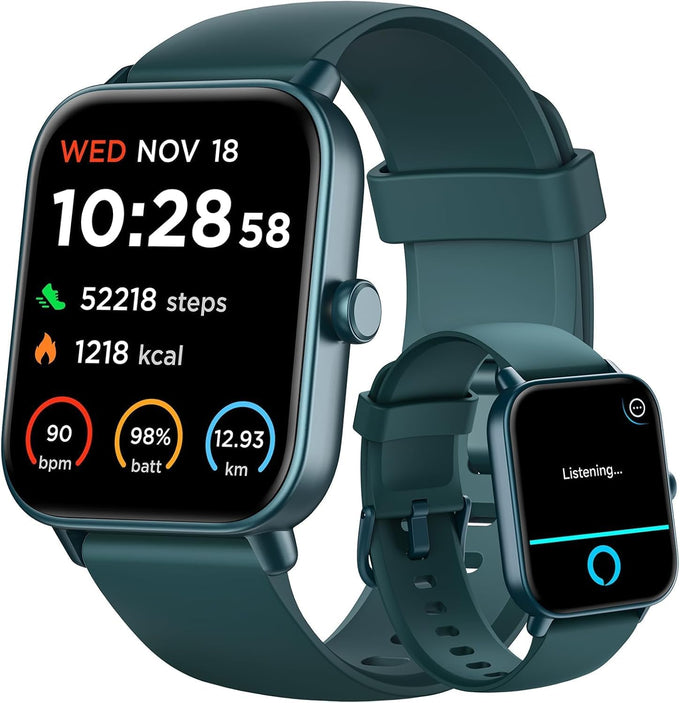 Smart Watch for Women Android & iPhone, Alexa Built-in, IP68 Waterproof Activity Fitness Tracker with Bluetooth Call (Answer/Make), 1.8" Smartwatch with Heart Rate/SpO2/Sleep Monitor, 100+ Sports Mode