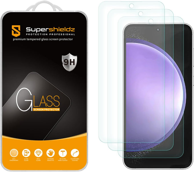 Supershieldz (3 Pack) Designed for Samsung (Galaxy S24 Ultra) Tempered Glass Screen Protector, Anti Scratch, Bubble Free